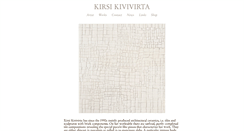 Desktop Screenshot of kivivirta.com